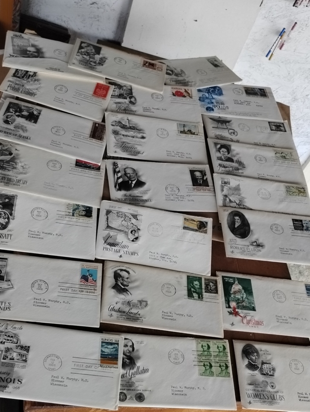 1960'sFirst Day Issues Stamp& Envelope Lot (22 Count)